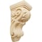 Ekena Millwork 4 1/2"W x 5"D x 10"H Medium Traditional Acanthus Corbel, Maple CORW04X05X10TAMA - alternate 1